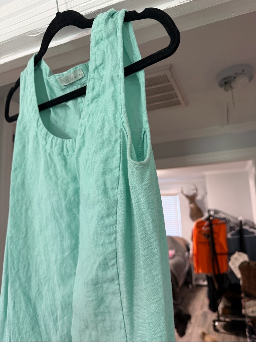 cut loose Mint Green Sleeveless Mini Dress - Picture 4 of 6